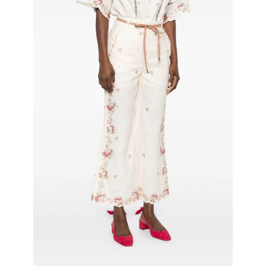 26SS 짐머만 팔라초 팬츠 5380PRS264 CREPK NEUTRALS - ZIMMERMANN