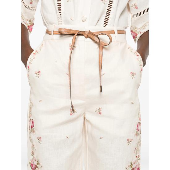 26SS 짐머만 팔라초 팬츠 5380PRS264 CREPK NEUTRALS - ZIMMERMANN