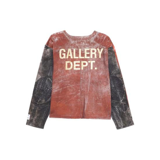 26SS 갤러리 디파트먼트 집업 니트 AS 5004 MULTI ORANGE BLACK - GALLERY DEPT