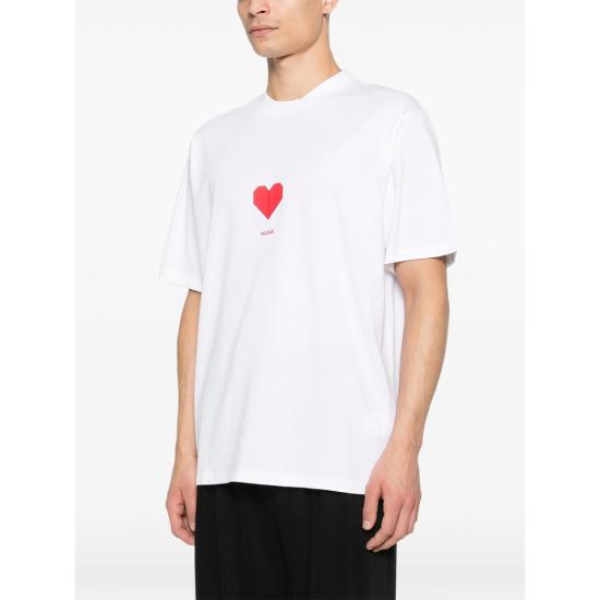 26SS 휴고보스 반팔 티셔츠 50553429 100 WHITE - HUGO BOSS