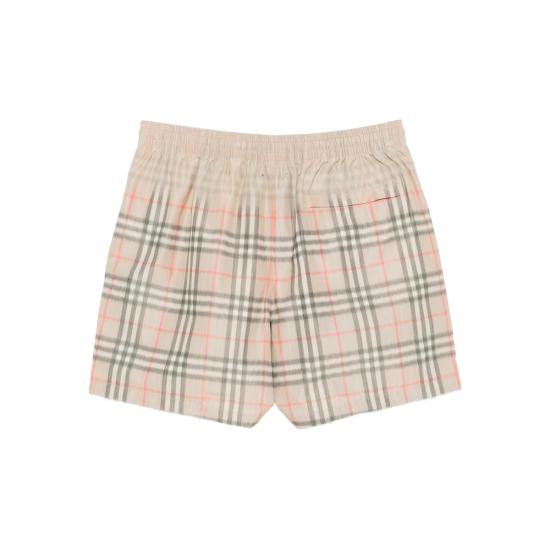26SS 버버리 그라데이션 체크 스윔팬츠 8121695 SEB CHK B9368 NEUTRALS GREY - BURBERRY
