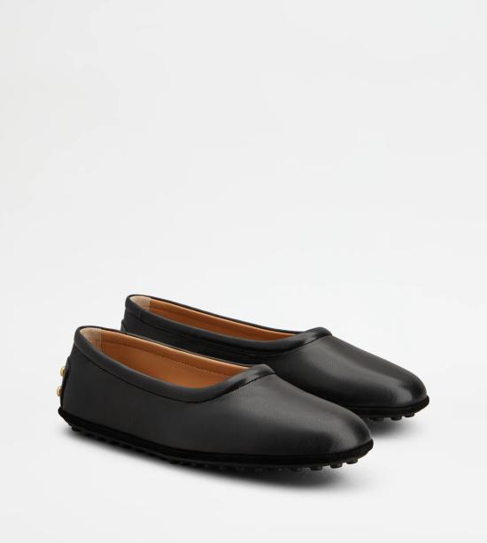 26SS 토즈 플랫 슈즈 XXW04M0KC50SWZB999 Black - TODS