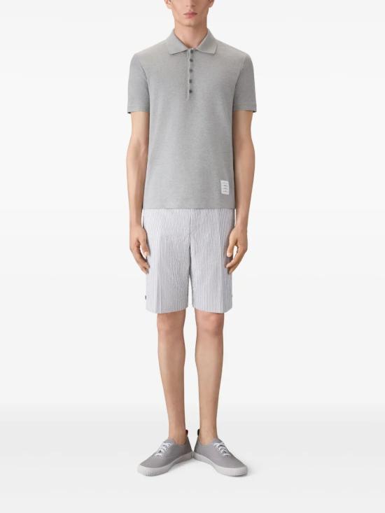 26SS 톰브라운 폴로 티셔츠 MJP110P00050 055 LIGHT GREY - THOM BROWNE