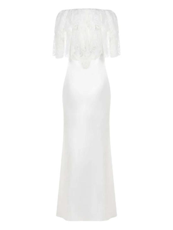 26SS 셀프 포트레이트 롱 원피스 RS26176XAW WHITE - SELF PORTRAIT