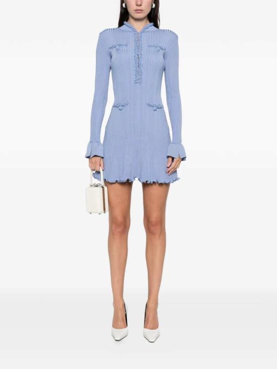 26SS 셀프 포트레이트 미디 원피스 RS26555SBL BLUE - SELF PORTRAIT