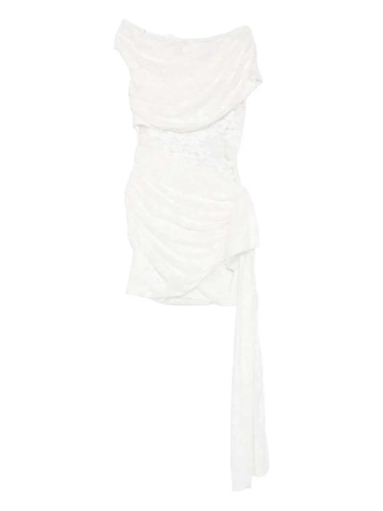 26SS 셀프 포트레이트 숏 원피스 RS26002SBW WHITE