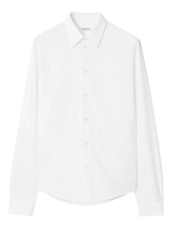 26SS 버버리 레귤러핏 코튼 포플린 셔츠 8122007 A1462 OPTIC WHITE