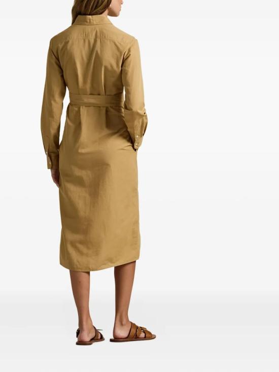 26SS 폴로 랄프로렌 미디 원피스 211A96346 002 CLASSIC CAMEL - POLO RALPH LAUREN