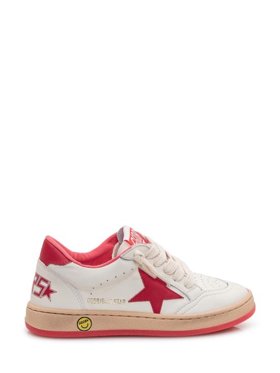 26SS [키즈] 골든구스 스니커즈 GYF00439F004247 10350 WHITE RED