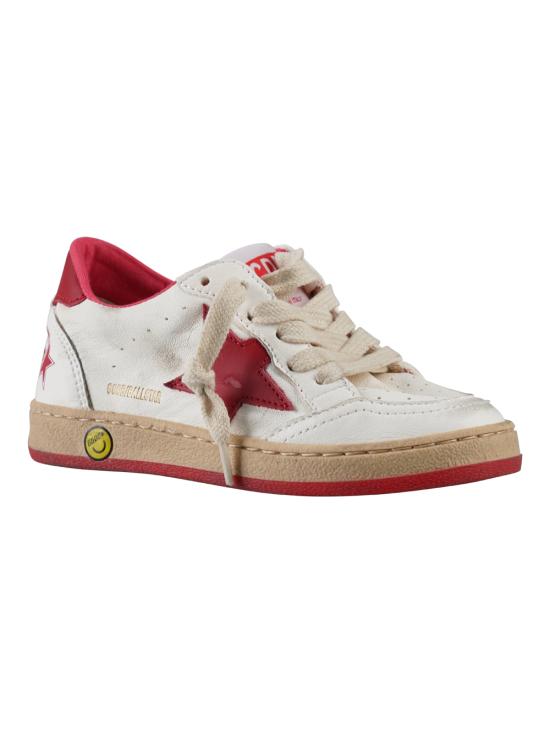 26SS [키즈] 골든구스 스니커즈 GYF00439F004247 10350 WHITE RED - GOLDEN GOOSE