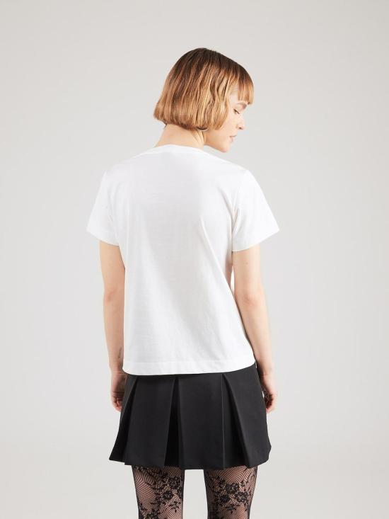 26SS 핑코 반팔 티셔츠 100535A33F Z05 Bianco biancaneve - PINKO