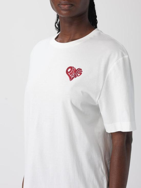 26SS 핑코 반팔 티셔츠 105526A33I ZR2 Red - PINKO