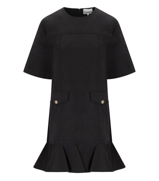 26SS 가니 숏 원피스 A1030205 099 34 Black