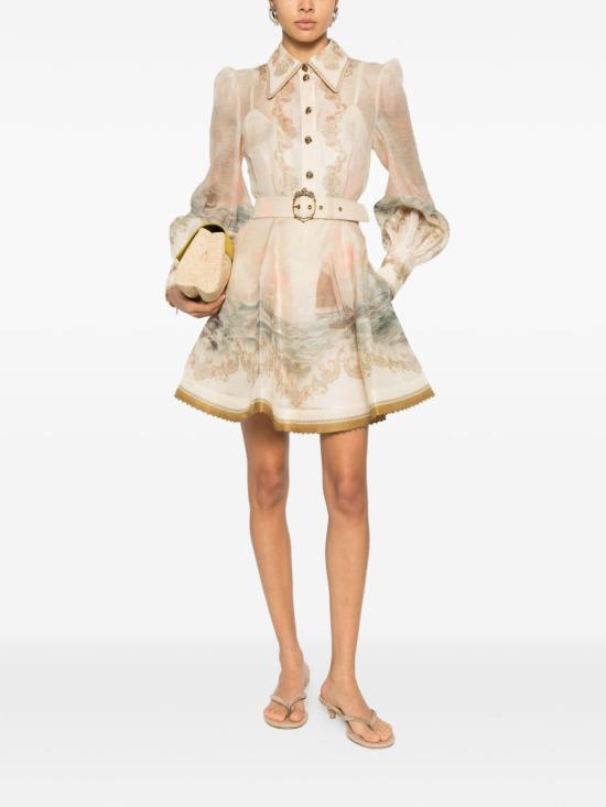 26SS 짐머만 미디 원피스 6561DC261 SST Yellow - ZIMMERMANN