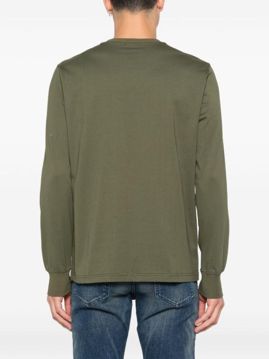 26SS 디젤 반팔 티셔츠 A21655 0NIAX51F Green - DIESEL