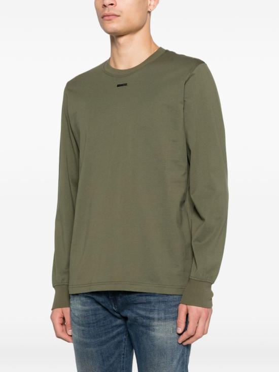 26SS 디젤 반팔 티셔츠 A21655 0NIAX51F Green - DIESEL