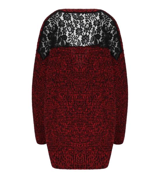 25FW 에센셜앤트워프 가디건 INLACE I1SA XS Red - ESSENTIEL ANTWERP