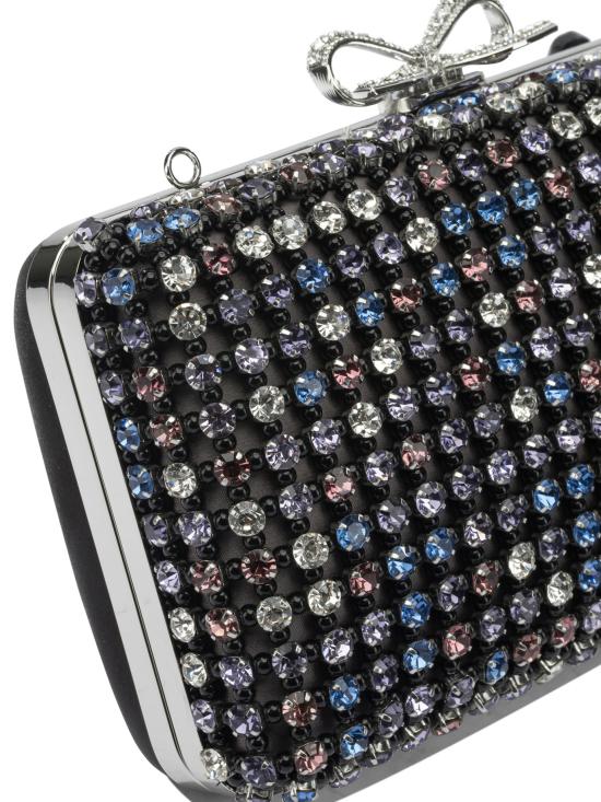26SS 셀프 포트레이트 클러치/파우치 RS26 305B MUMULTI COLOURED Black - SELF PORTRAIT