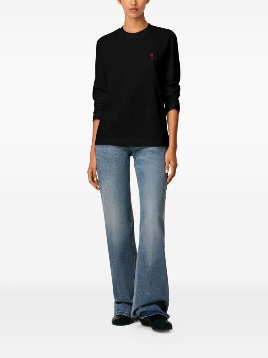 26SS 아미 반팔 티셔츠 BFUTS235724 001 Black - AMI