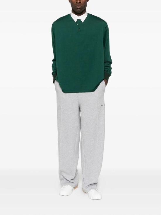 26FW 구찌 사이드  스트라이프 코튼 팬츠 사이드  스트라이프 코튼  828338XJHCX1183 Grey - GUCCI