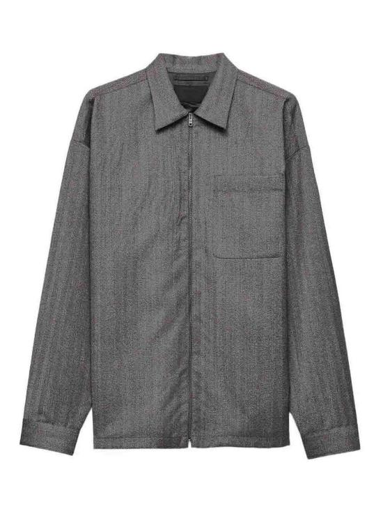 25FW 프라다 긴팔 셔츠 SC82415O1SOOOF0031 Grey