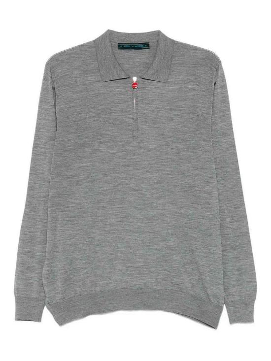 25FW 키톤 폴로 티셔츠 UMK0493K332001 Grey