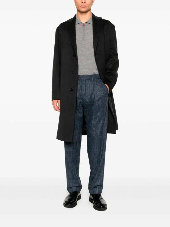25FW 키톤 폴로 티셔츠 UMK0493K332001 Grey - KITON
