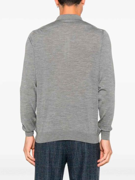 25FW 키톤 폴로 티셔츠 UMK0493K332001 Grey - KITON