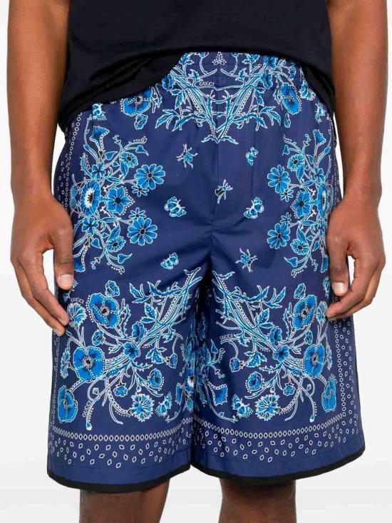 25FW 구찌 숏팬츠 810782ZATDJ4023 Blue - GUCCI