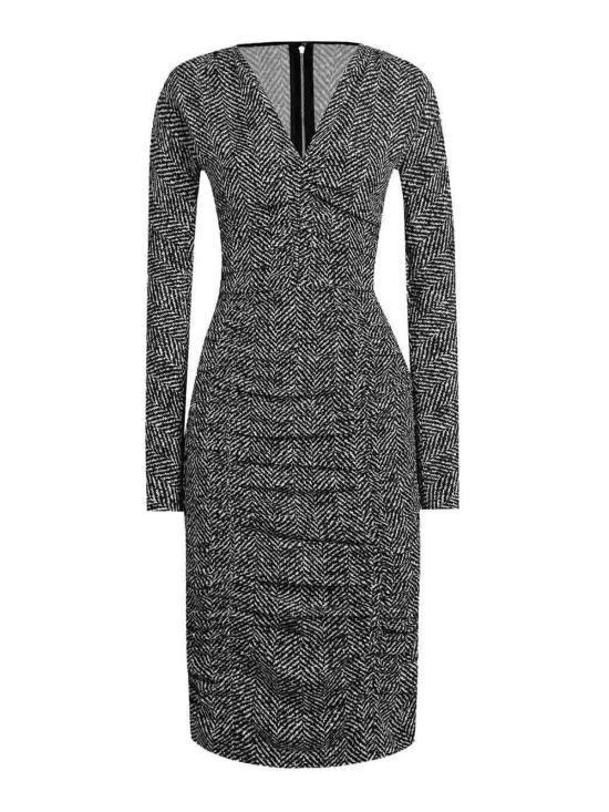 26FW 돌체앤가바나 미디 스커트 F6TWETFSA70HH5QS Black