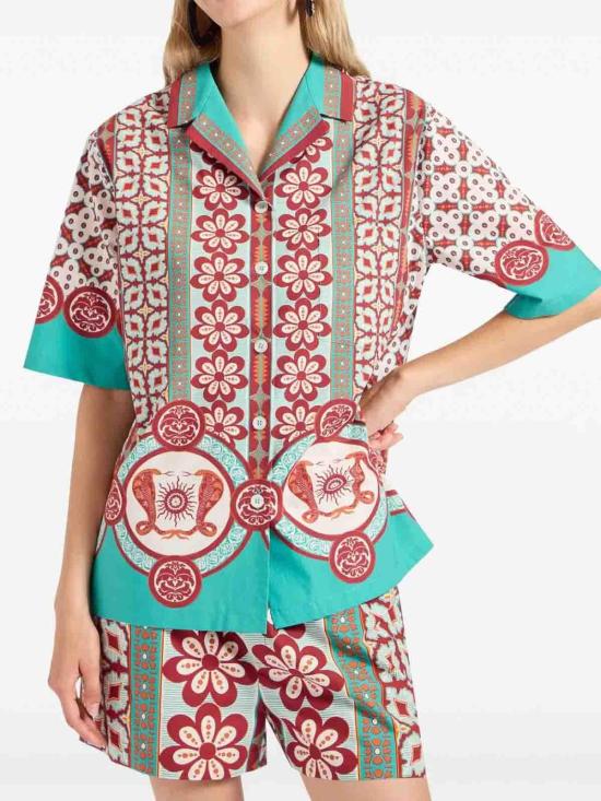 25FW 라 더블제이 셔츠 SHI0138COT015PAG01OR04 Green - LA DOUBLEJ