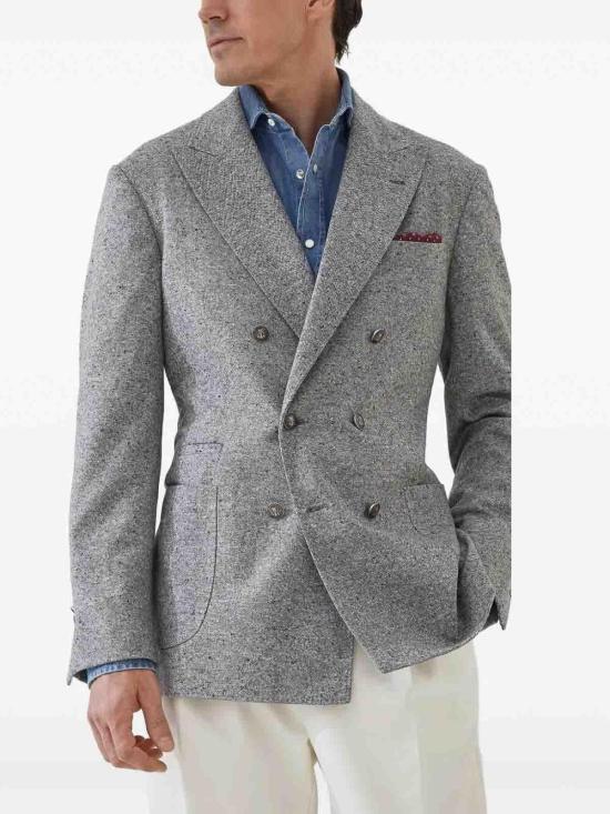  브루넬로 쿠치넬리 자켓 MV4187BBD2C251 Grey - BRUNELLO CUCINELLI