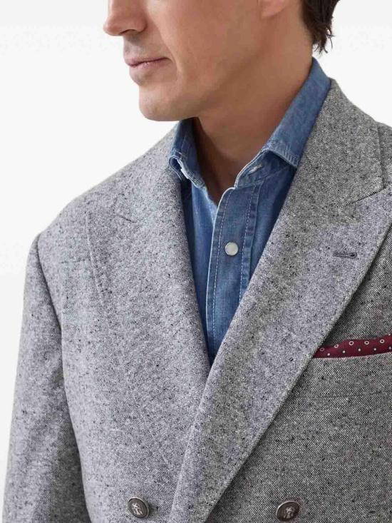  브루넬로 쿠치넬리 자켓 MV4187BBD2C251 Grey - BRUNELLO CUCINELLI