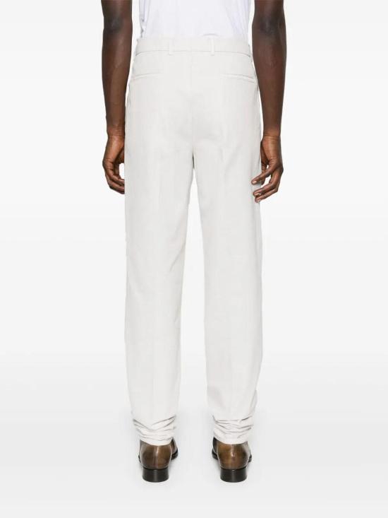 25FW 브루넬로 쿠치넬리 스트레이트 팬츠 M252UE1450C6023 White - BRUNELLO CUCINELLI