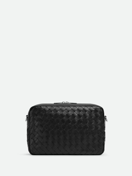 25FW 보테가베네타 미디움 인트레치아토 카메라백 755925V2HL18803 Black - BOTTEGA VENETA