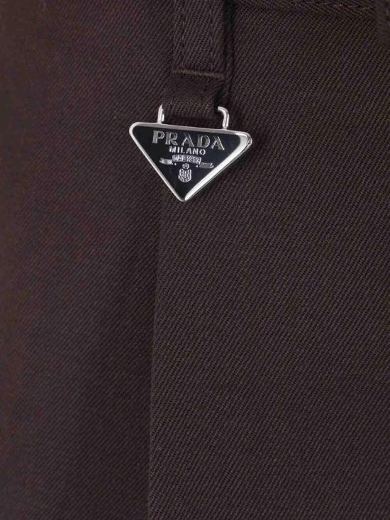 25FW 프라다 스트레이트 팬츠 UP0374155ESAEOF0192 Brown - PRADA