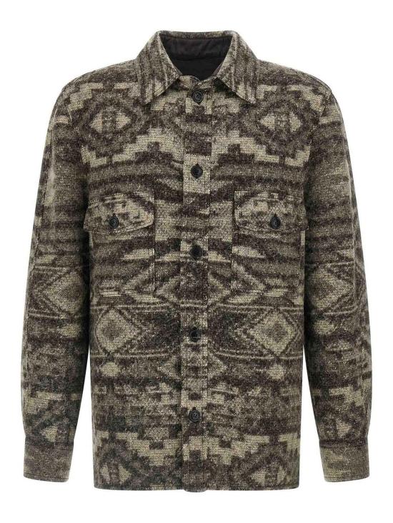  이자벨마랑 셔츠 VE0052HGC3D04H50DB Brown