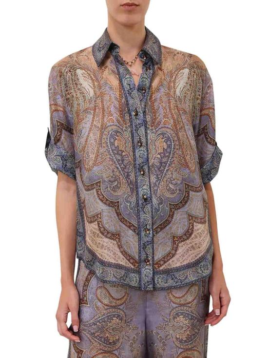 26SS 짐머만 셔츠 8624TRS262TPBL Multicolour - ZIMMERMANN