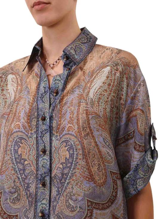 26SS 짐머만 셔츠 8624TRS262TPBL Multicolour - ZIMMERMANN