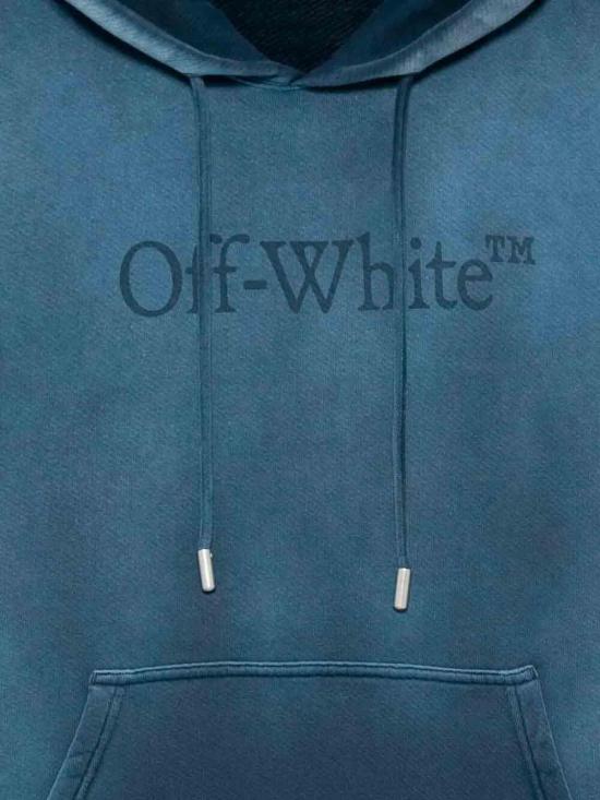 26FW 오프화이트 런더리 스케이트 후드 티셔츠셔츠 OMBB085F25FLE00U4343 - OFF WHITE