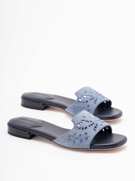 25FW 지미추 플랫 슈즈 ARIANEFLATDXYBLUE Brown - JIMMY CHOO