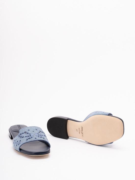 25FW 지미추 플랫 슈즈 ARIANEFLATDXYBLUE Brown - JIMMY CHOO