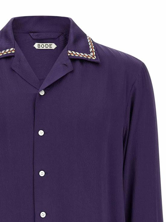  보디 셔츠 MRF25SH048 Purple - BODE
