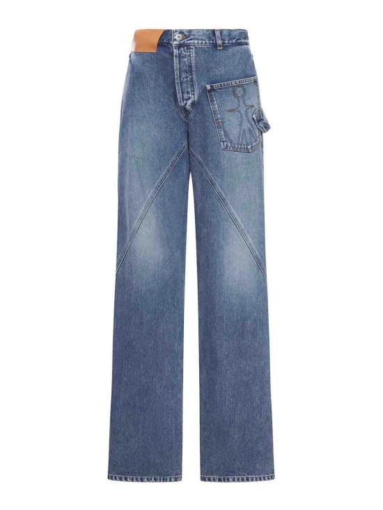 27SS JW앤더슨 스트레이트 팬츠 DT0127PG1849172 Blue