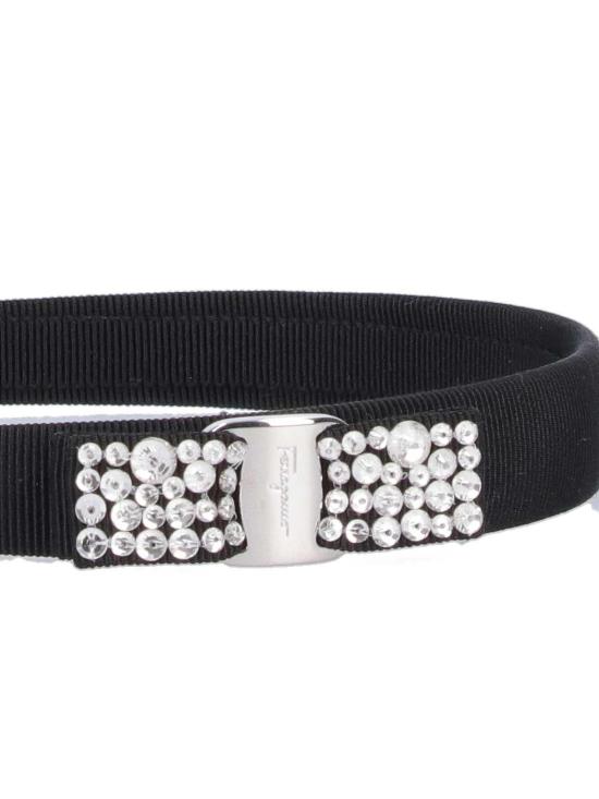 27SS 살바토레 페라가모 헤어 액세서리 713034001 Black - SALVATORE FERRAGAMO