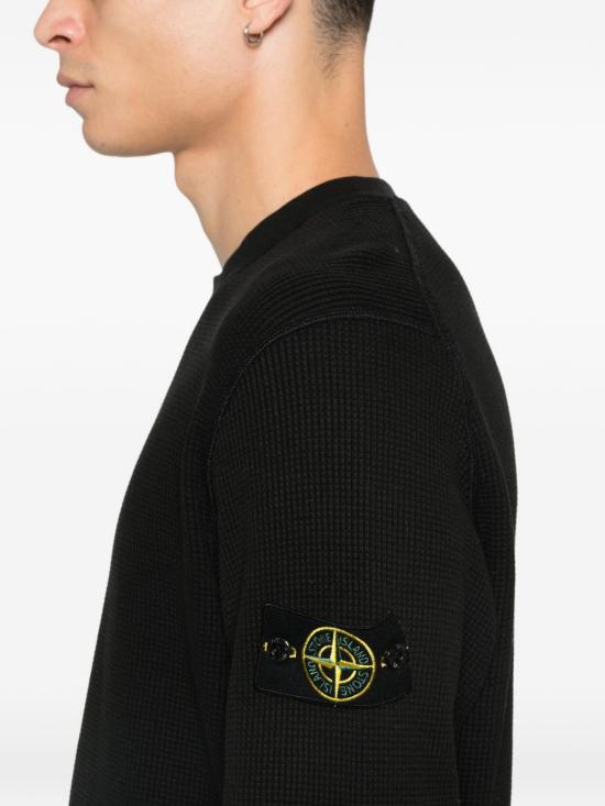 26SS 스톤 아일랜드 긴팔 티셔츠 6100056 S0044V0029 Black - STONE ISLAND