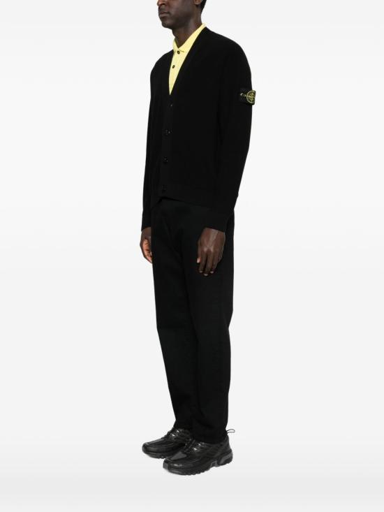 26SS 스톤 아일랜드 가디건 5100009 S00D8V0029 Black - STONE ISLAND