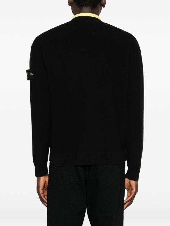 26SS 스톤 아일랜드 가디건 5100009 S00D8V0029 Black - STONE ISLAND