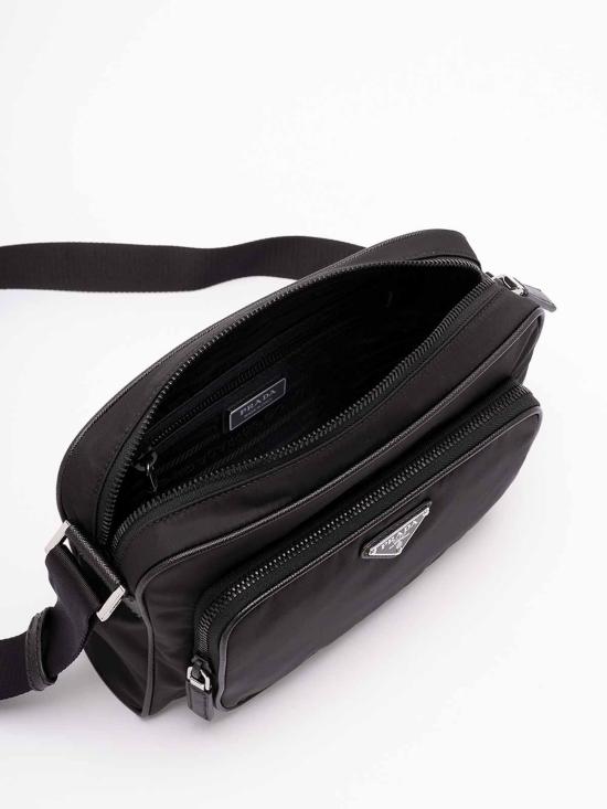  프라다 삼각로고 리나일론 스몰 크로스백 2VH1902DMHVOOOF0002 Black - PRADA