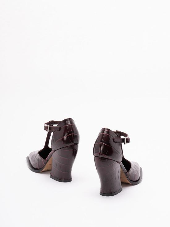  로에베 힐/펌프스 LONDS01X077110 Burgundy - LOEWE